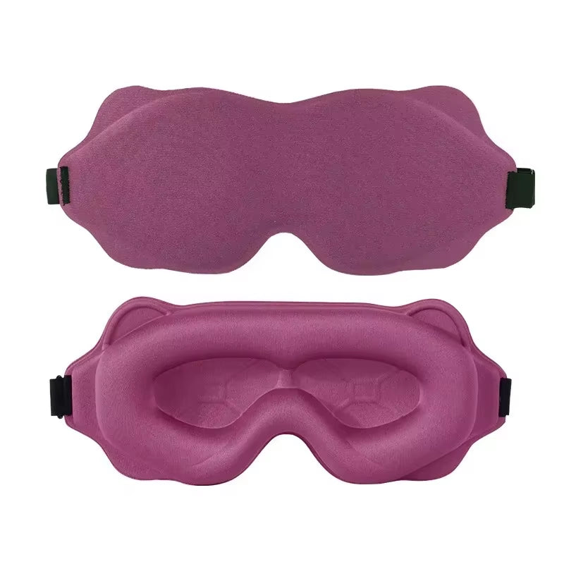 3D Sleeping Mask Memory Foam Block Out Light Sleep Mask Eye Shade Blindfold for Eye Sleep Masker Sleeping Aid Face Mask Eyepatch